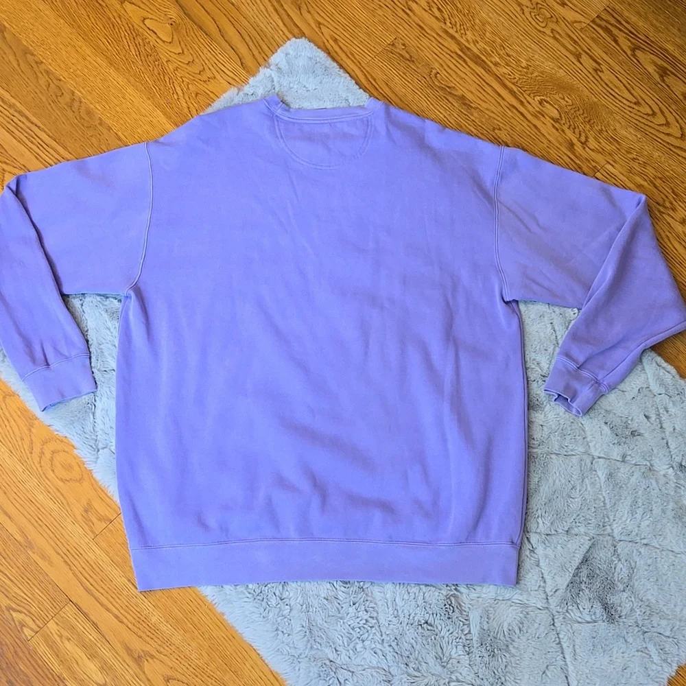 Comfort Colors Kansas State Purple/White Sweatshirt, Womens 2XL, Great Condition - Picture 11 of 11